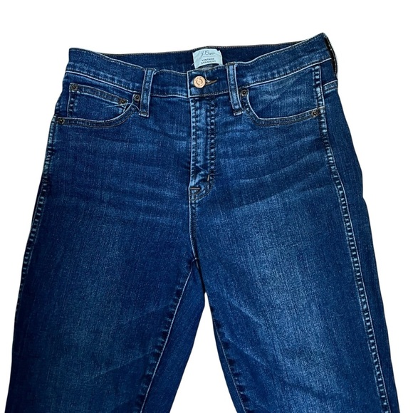 J Crew Vintage Straight High Rise Jeans Womens US 27  Raw Ankle Hem Excellent - Picture 3 of 7
